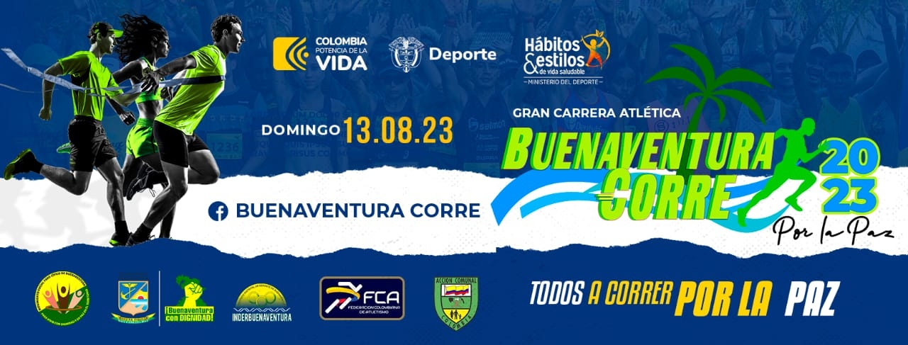 Todo listo para la carrera atlética Buenaventura Corre por la Paz 2023