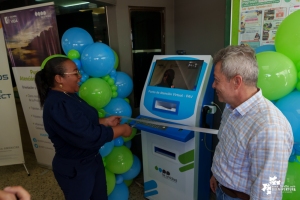 En el segundo piso de la Alcaldía Distrital de Buenaventura se encuentra el punto de atención virtual de la de la Unidad de Gestión Pensional y Parafiscales