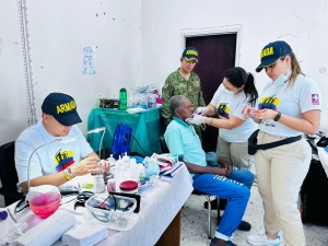 La Armada de Colombia realizó oferta de salud en la que se beneficiaron 1.602 personas en Guapi, Cauca 