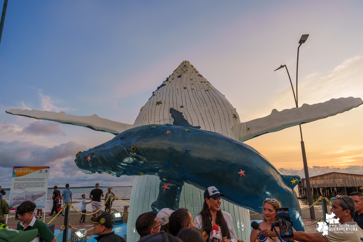 El monumento a las ballenas más grande del mundo está en Buenaventura