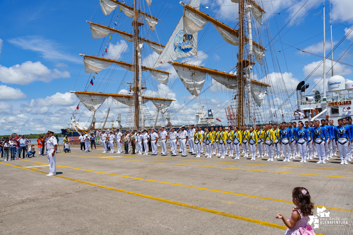 Después de 3 años sin llegar al territorio y 24 sin atracar en los muelles de la Sociedad Portuaria Buenaventura, arribó el buque escuela ARC Gloria al Distrito Especial