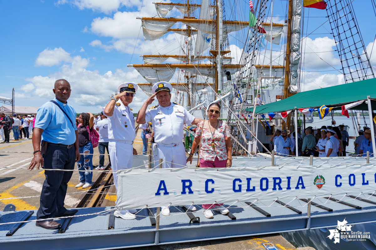 Después de 3 años sin llegar al territorio y 24 sin atracar en los muelles de la Sociedad Portuaria Buenaventura, arribó el buque escuela ARC Gloria al Distrito Especial