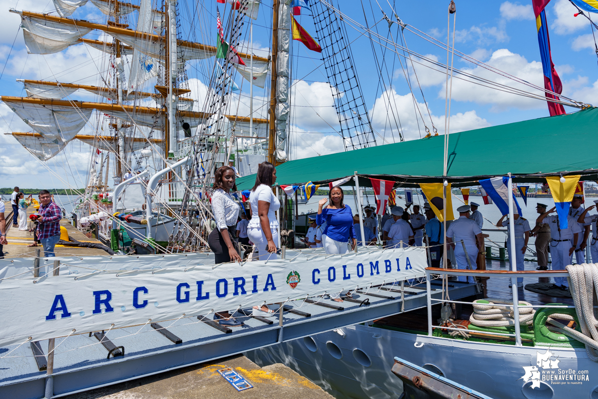 Después de 3 años sin llegar al territorio y 24 sin atracar en los muelles de la Sociedad Portuaria Buenaventura, arribó el buque escuela ARC Gloria al Distrito Especial