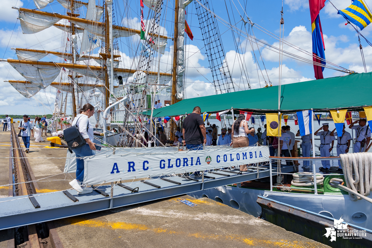 Después de 3 años sin llegar al territorio y 24 sin atracar en los muelles de la Sociedad Portuaria Buenaventura, arribó el buque escuela ARC Gloria al Distrito Especial