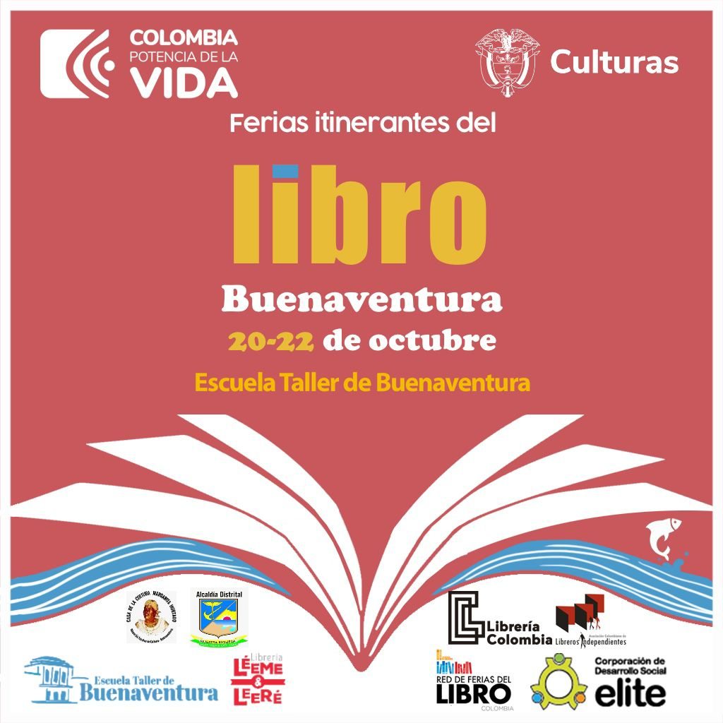 En Buenaventura se vivirá la Primera Feria Itinerante del Libro del 20 al 22 de octubre de 2023