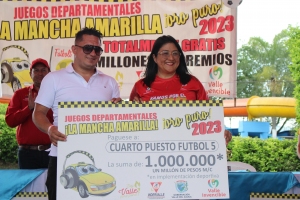 Barcional, campeón de los Juegos de la "Mancha Amarilla Oro Puro", que integraron a la familia de taxistas