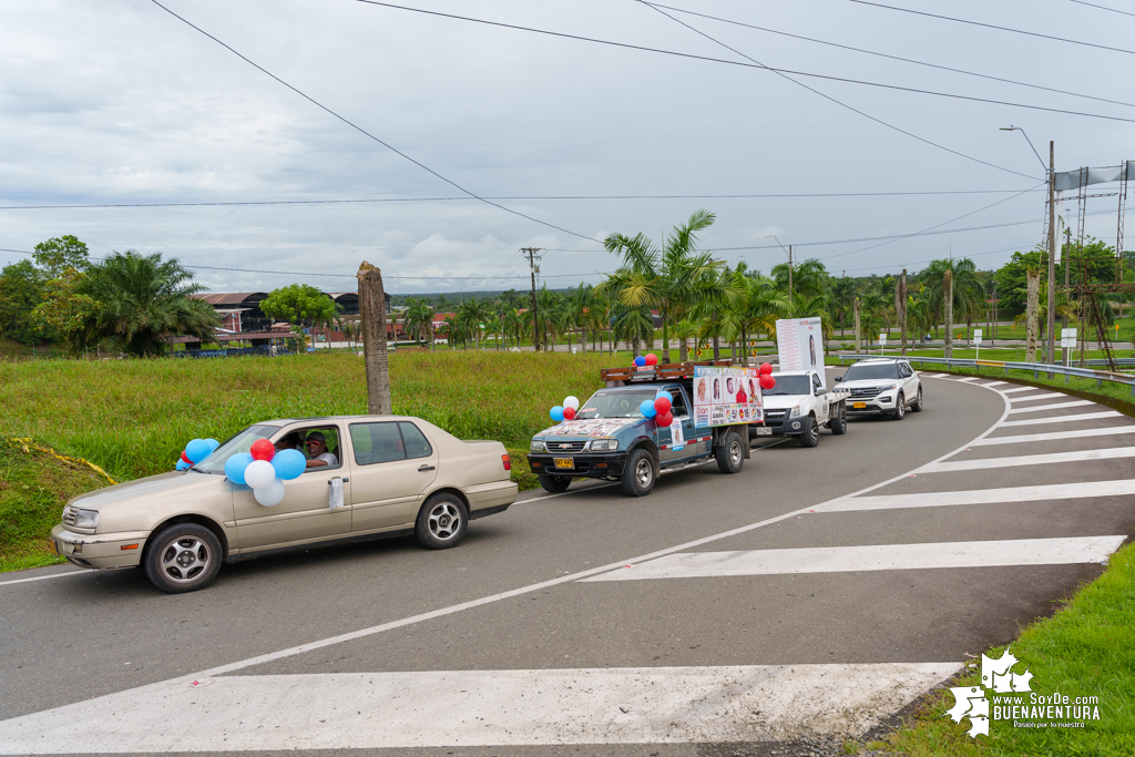 La campaña de Dilian Francisca Toro en Buenaventura realizó caravana del cierre de campaña el domingo 22 de octubre de 2023