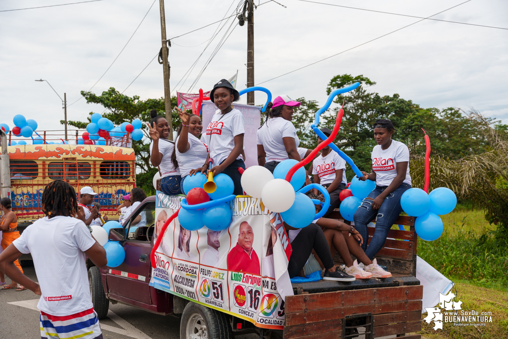 La campaña de Dilian Francisca Toro en Buenaventura realizó caravana del cierre de campaña el domingo 22 de octubre de 2023