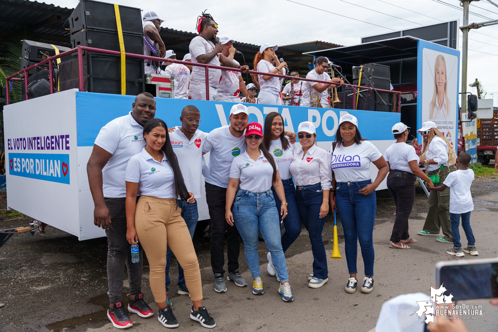 La campaña de Dilian Francisca Toro en Buenaventura realizó caravana del cierre de campaña el domingo 22 de octubre de 2023