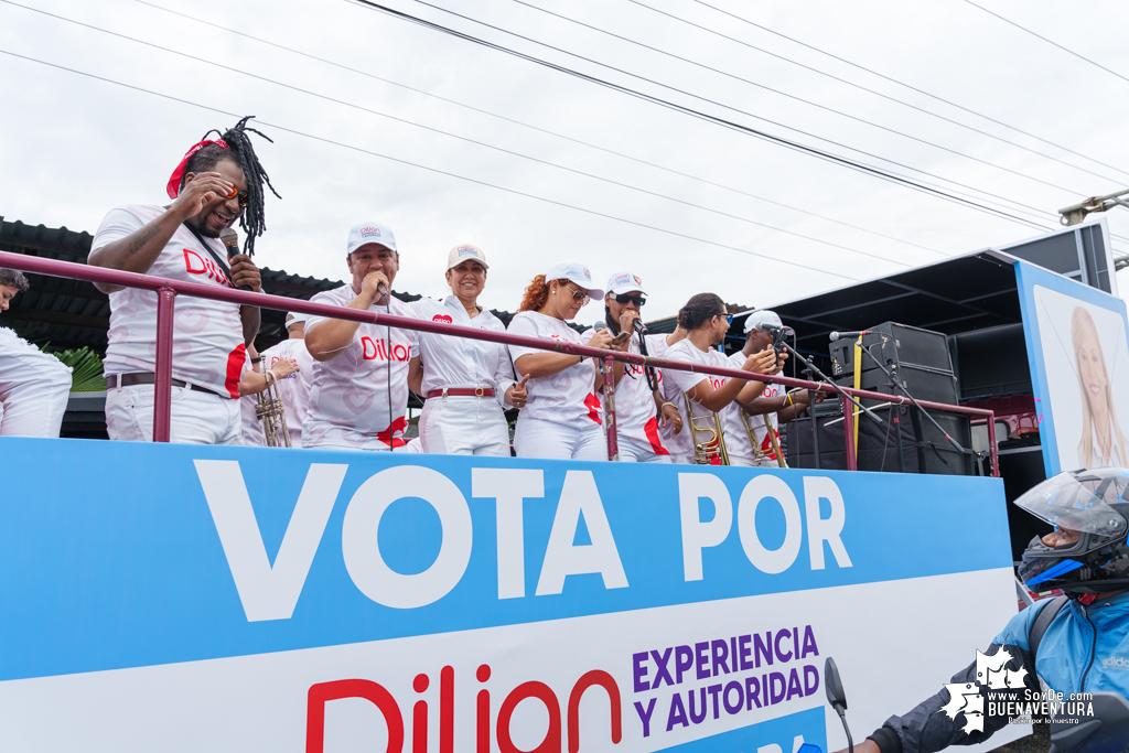 La campaña de Dilian Francisca Toro en Buenaventura realizó caravana del cierre de campaña el domingo 22 de octubre de 2023