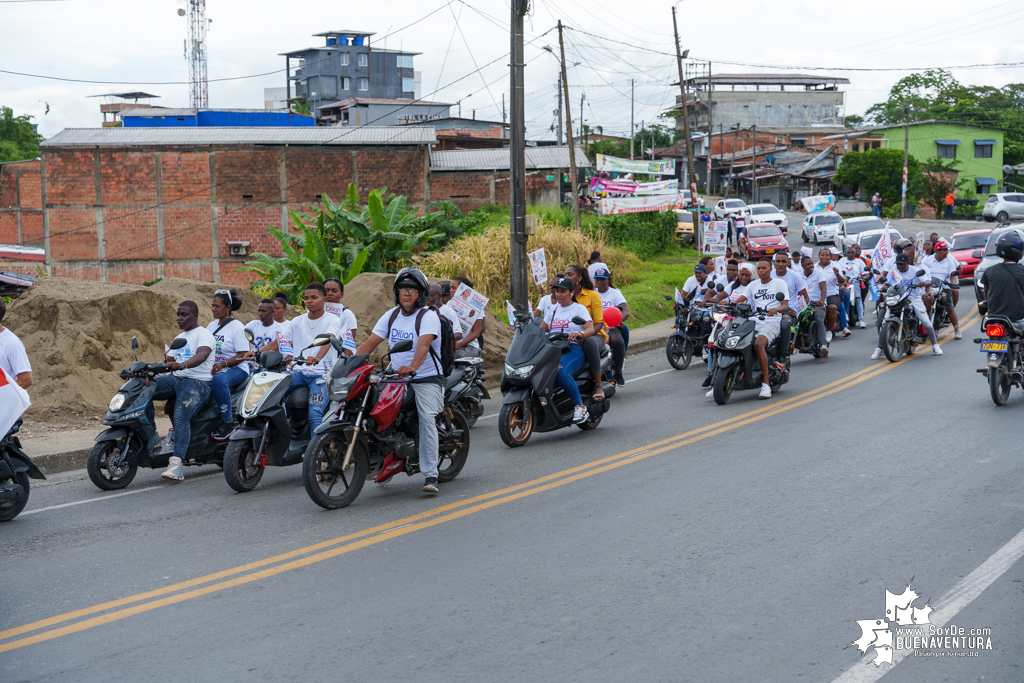 La campaña de Dilian Francisca Toro en Buenaventura realizó caravana del cierre de campaña el domingo 22 de octubre de 2023