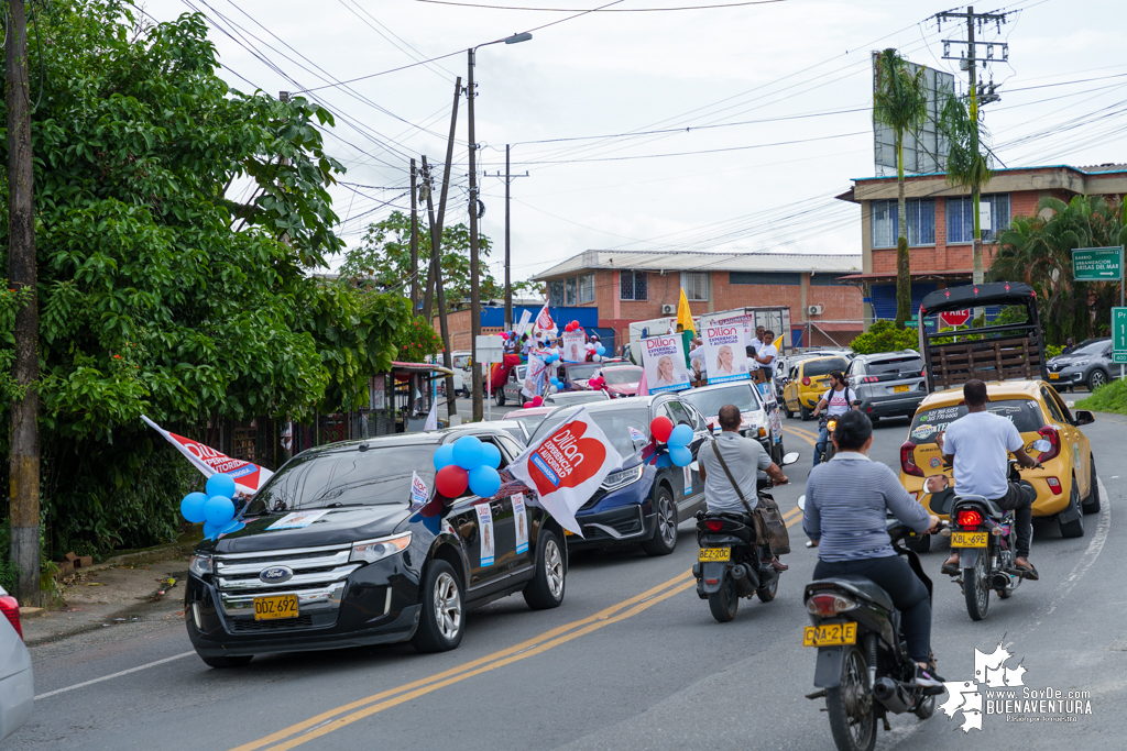 La campaña de Dilian Francisca Toro en Buenaventura realizó caravana del cierre de campaña el domingo 22 de octubre de 2023