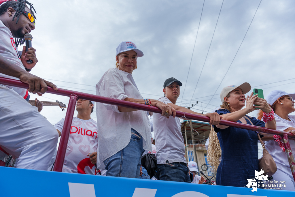 La campaña de Dilian Francisca Toro en Buenaventura realizó caravana del cierre de campaña el domingo 22 de octubre de 2023