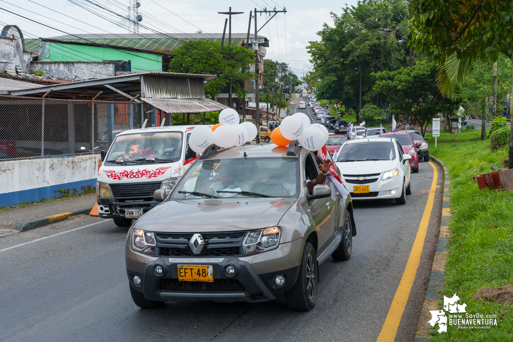 La campaña de Dilian Francisca Toro en Buenaventura realizó caravana del cierre de campaña el domingo 22 de octubre de 2023