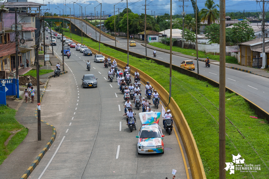 La campaña de Dilian Francisca Toro en Buenaventura realizó caravana del cierre de campaña el domingo 22 de octubre de 2023