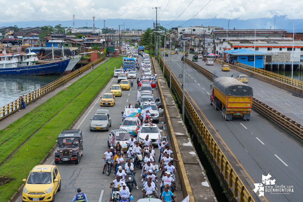 La campaña de Dilian Francisca Toro en Buenaventura realizó caravana del cierre de campaña el domingo 22 de octubre de 2023