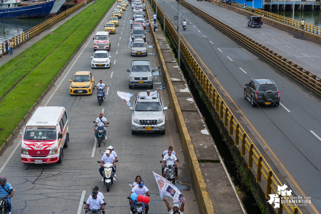 La campaña de Dilian Francisca Toro en Buenaventura realizó caravana del cierre de campaña el domingo 22 de octubre de 2023