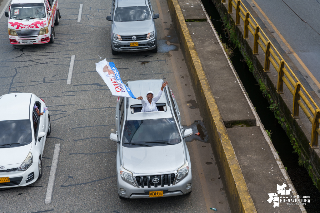 La campaña de Dilian Francisca Toro en Buenaventura realizó caravana del cierre de campaña el domingo 22 de octubre de 2023