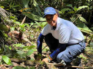 400 árboles fueron sembrados en la vereda La Esperanza en Buenaventura