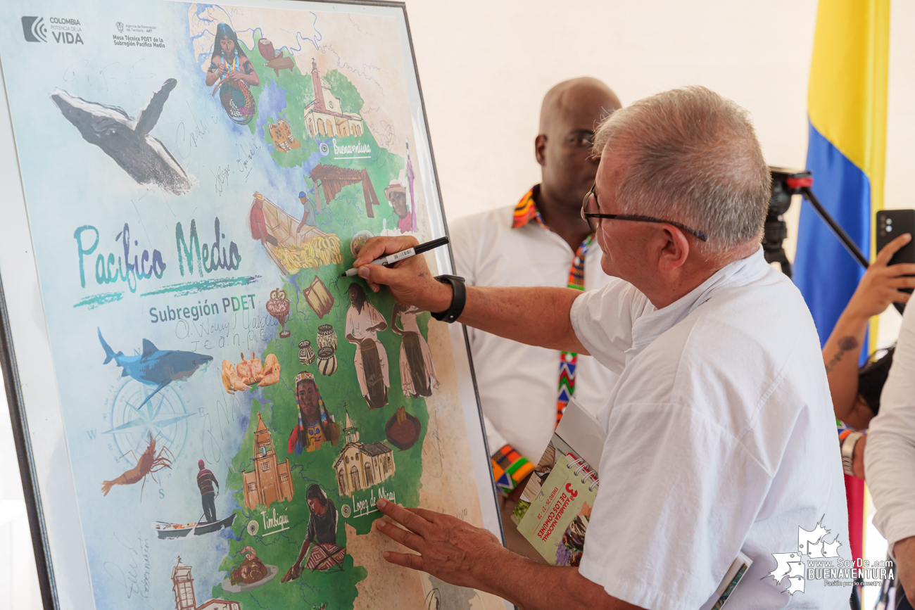 Comunidades negras e indígenas entregaron en Buenaventura la Hoja de Ruta para transformar el territorio de la Subregión PDET Pacífico Medio