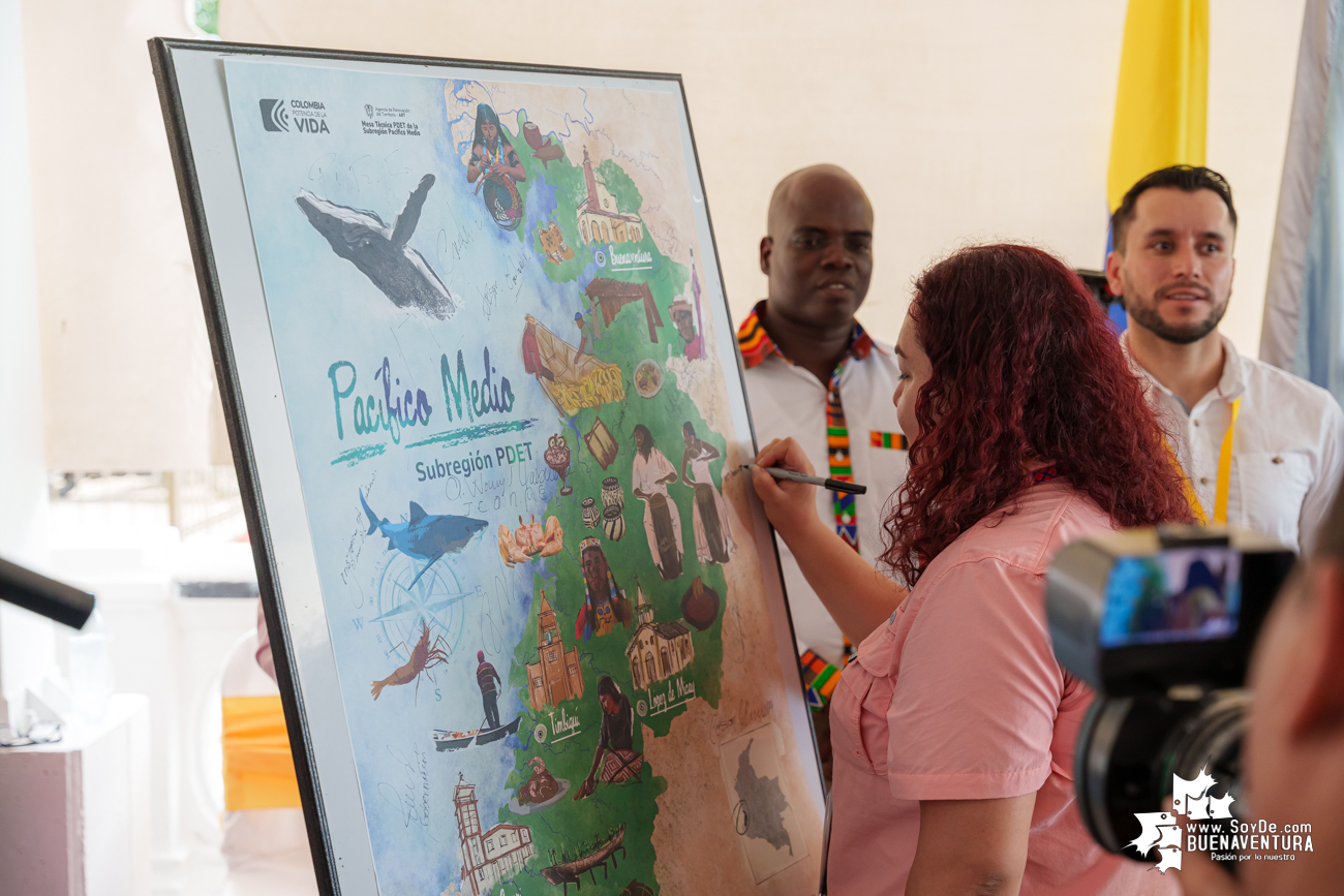 Comunidades negras e indígenas entregaron en Buenaventura la Hoja de Ruta para transformar el territorio de la Subregión PDET Pacífico Medio