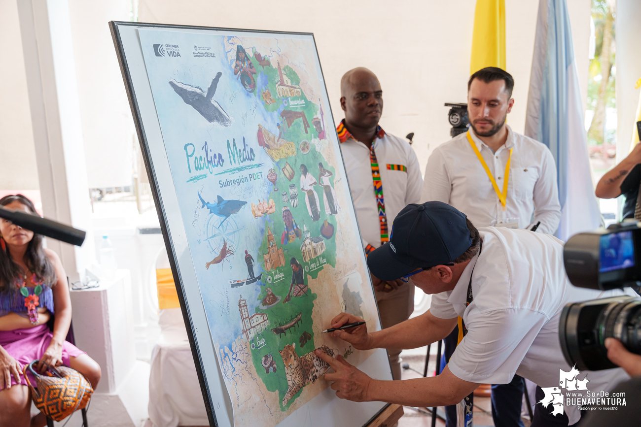 Comunidades negras e indígenas entregaron en Buenaventura la Hoja de Ruta para transformar el territorio de la Subregión PDET Pacífico Medio