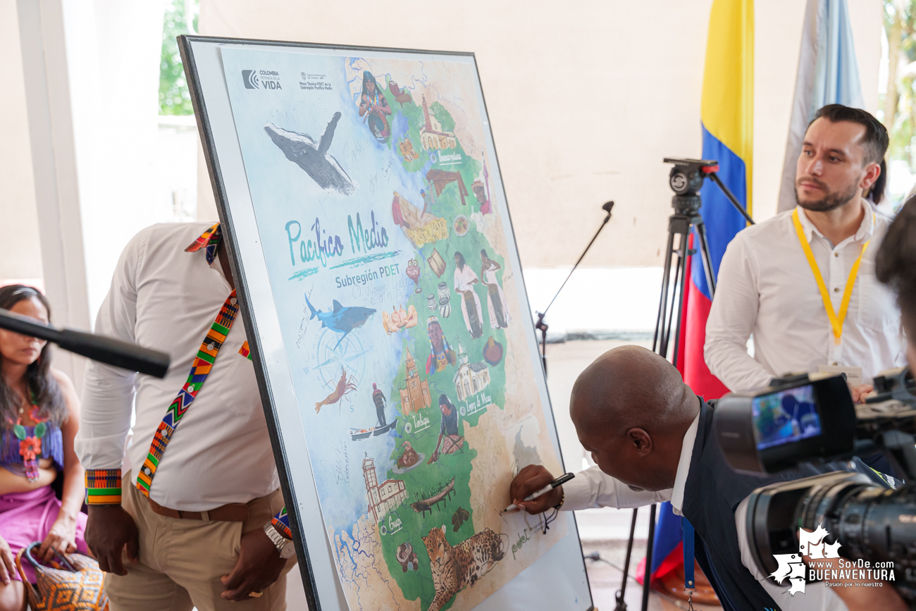 Comunidades negras e indígenas entregaron en Buenaventura la Hoja de Ruta para transformar el territorio de la Subregión PDET Pacífico Medio