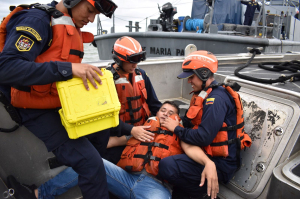 En Buenaventura se desarrolló primer simulacro de búsqueda y salvamento marítimo