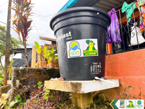 El EPA Buenaventura entregó 40 sistemas de captación de aguas lluvias en tres barrios