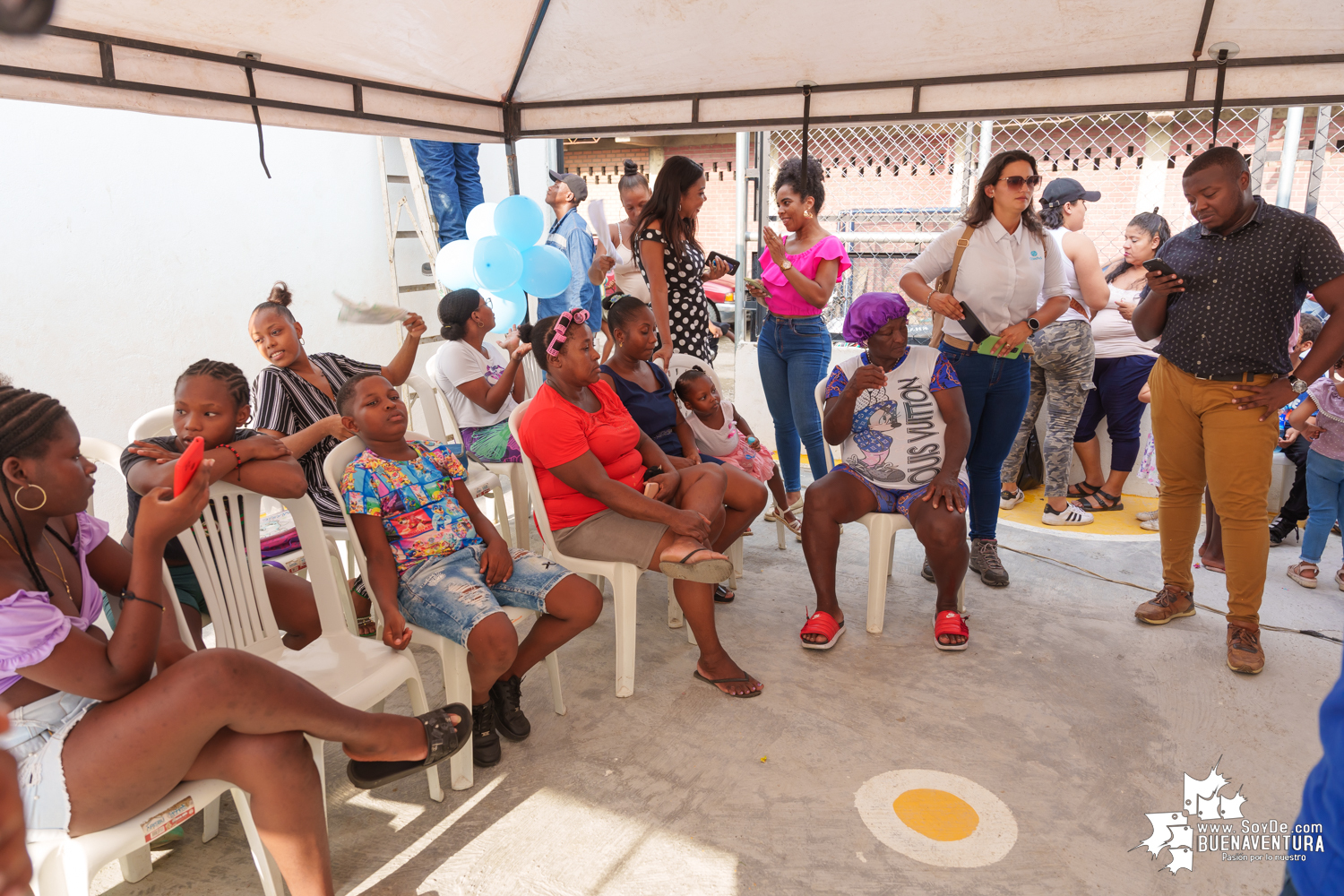 La Compañía Puertos Asociados (COMPAS), entregó zona recreativa en el barrio Nueva Estación La palera en Buenaventura