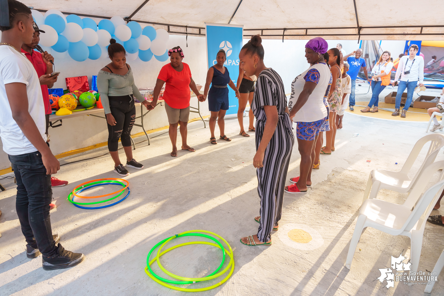 La Compañía Puertos Asociados (COMPAS), entregó zona recreativa en el barrio Nueva Estación La palera en Buenaventura