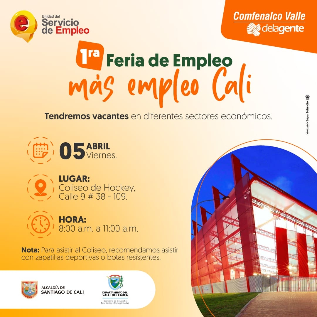 800 vacantes disponibles en “Más Empleo Cali”