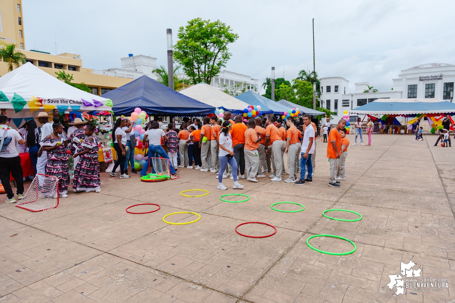 Menores participaron en el Carnavalito de la Alegría realizado por la Alcaldía Distrital de Buenaventura 