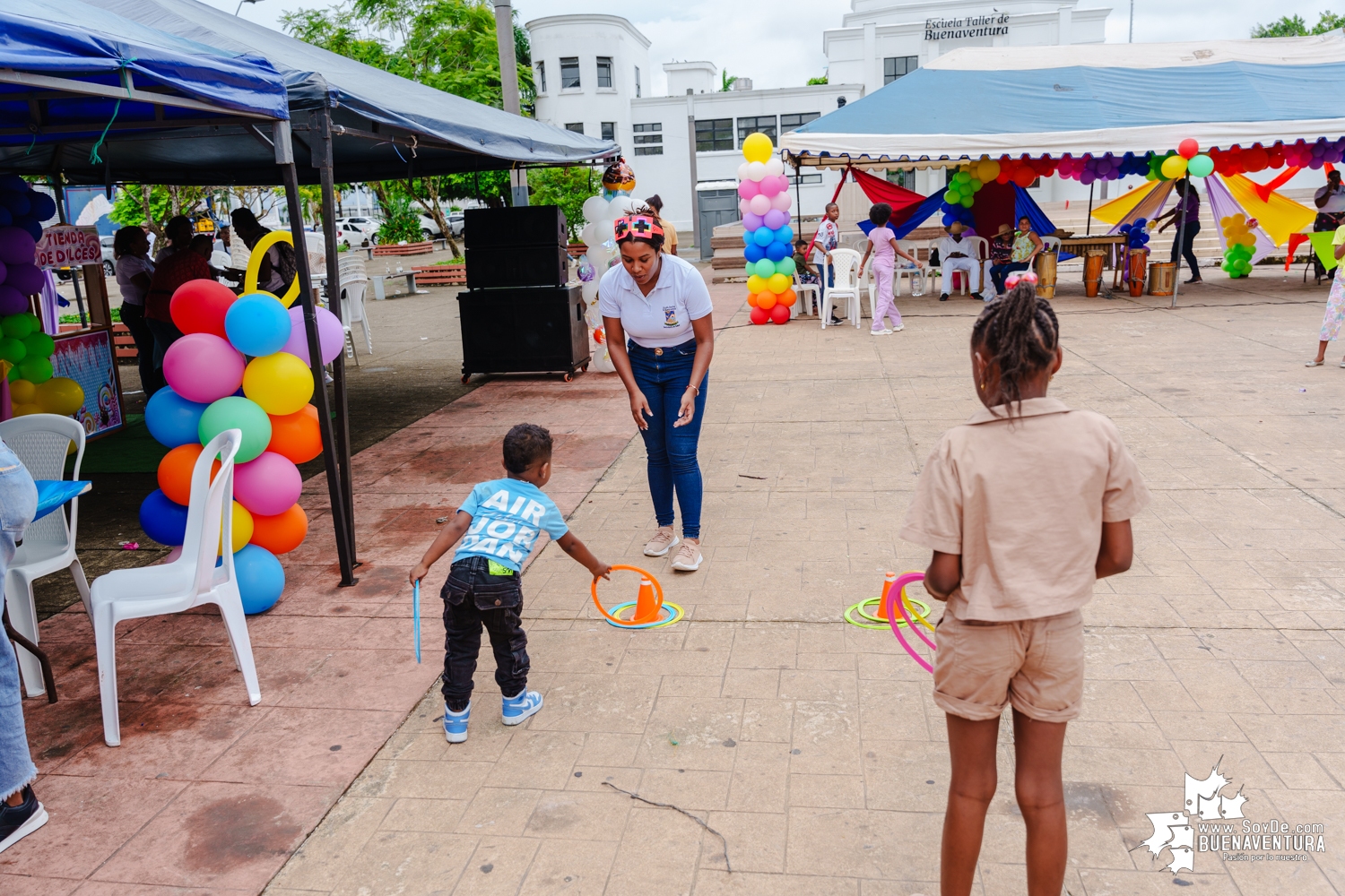 Menores participaron en el Carnavalito de la Alegría realizado por la Alcaldía Distrital de Buenaventura 