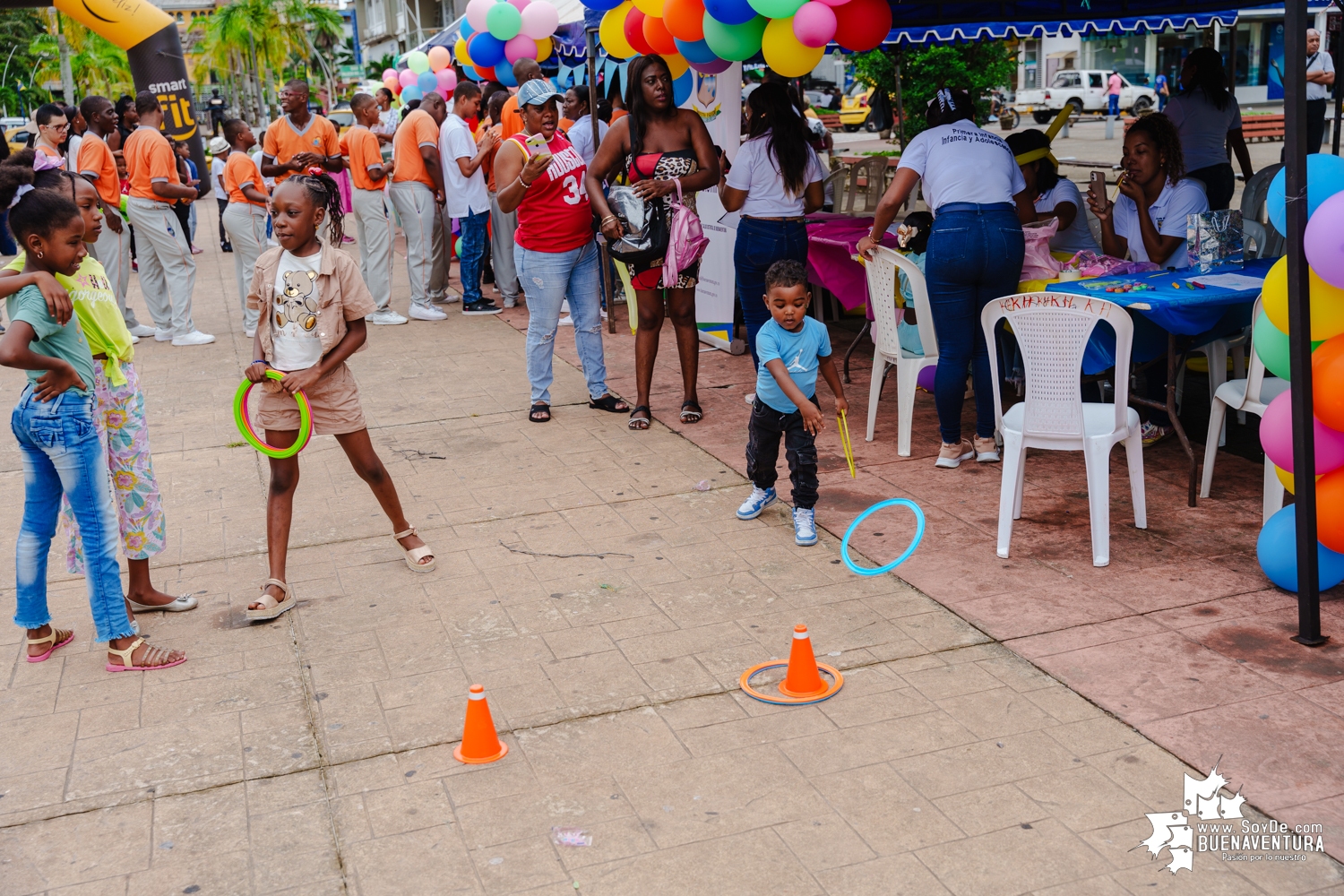 Menores participaron en el Carnavalito de la Alegría realizado por la Alcaldía Distrital de Buenaventura 