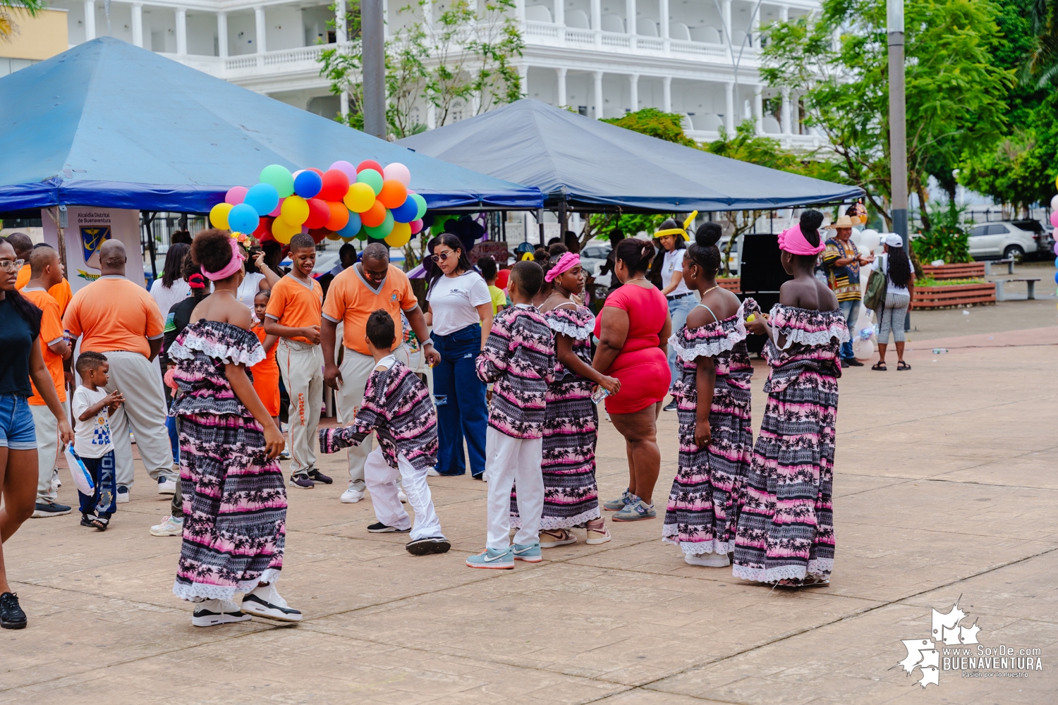 Menores participaron en el Carnavalito de la Alegría realizado por la Alcaldía Distrital de Buenaventura 