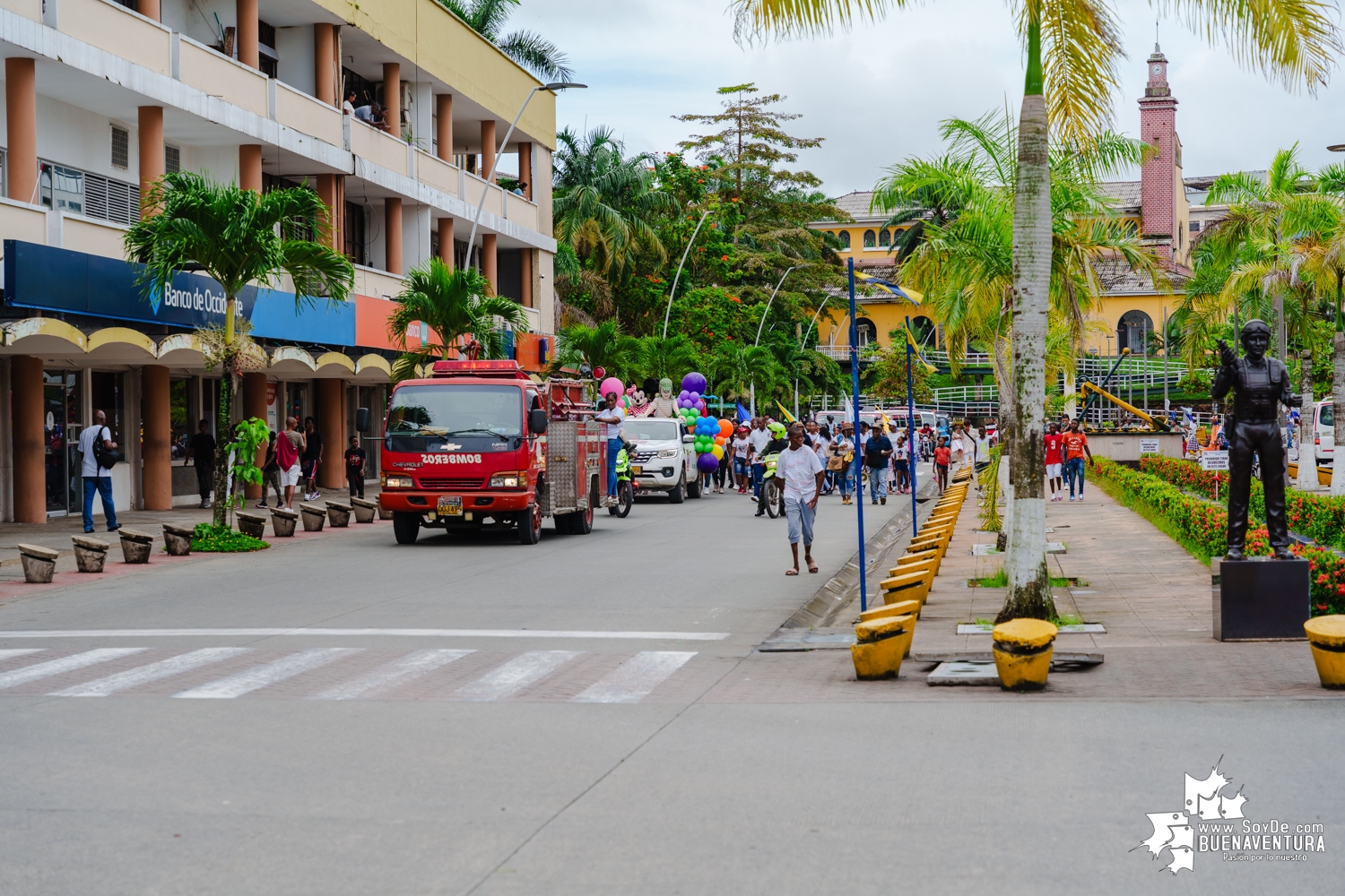 Menores participaron en el Carnavalito de la Alegría realizado por la Alcaldía Distrital de Buenaventura 