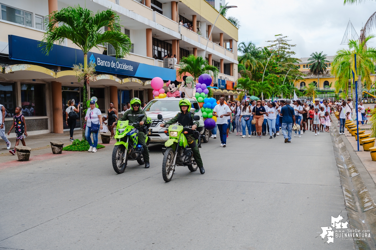 Menores participaron en el Carnavalito de la Alegría realizado por la Alcaldía Distrital de Buenaventura 