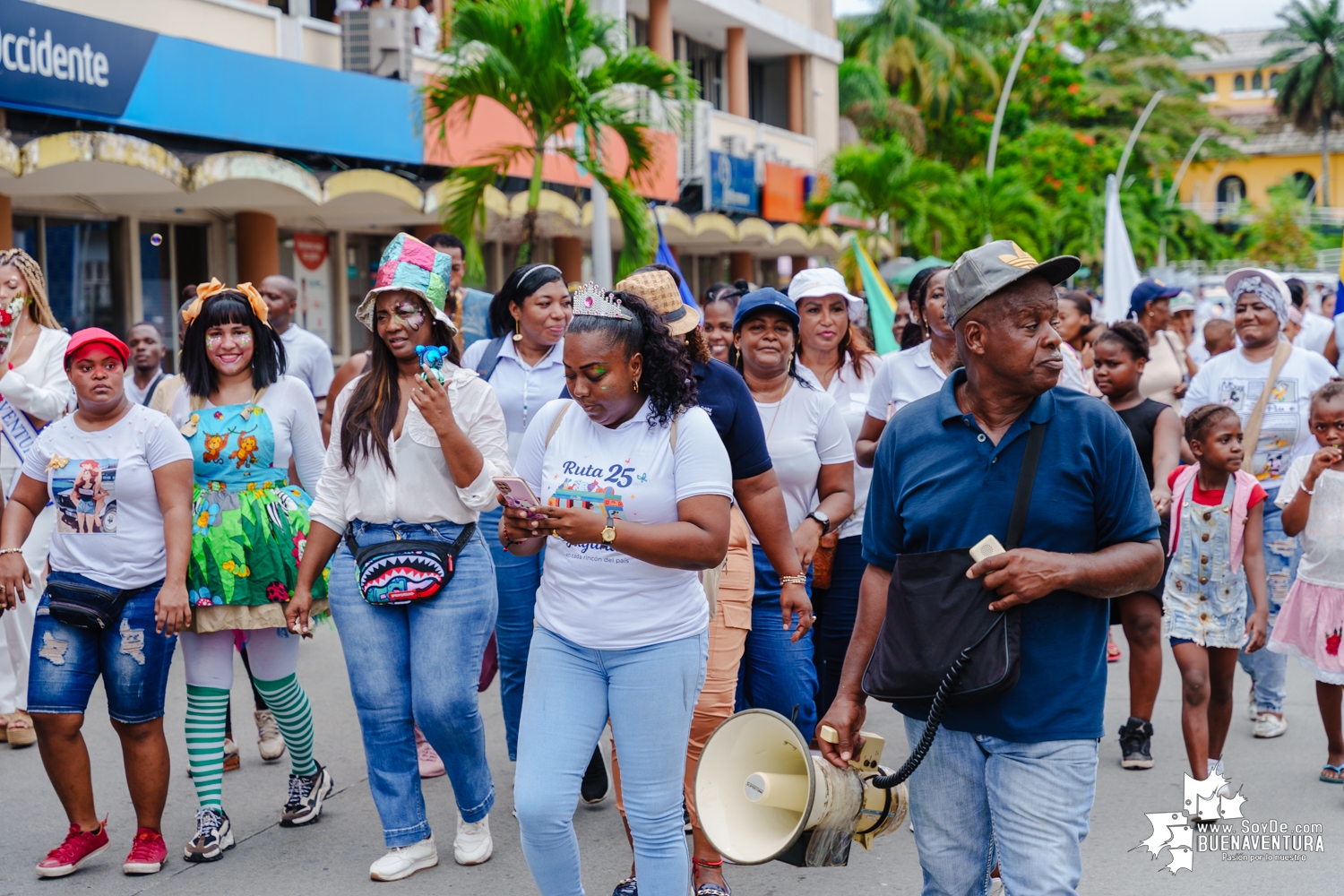 Menores participaron en el Carnavalito de la Alegría realizado por la Alcaldía Distrital de Buenaventura 