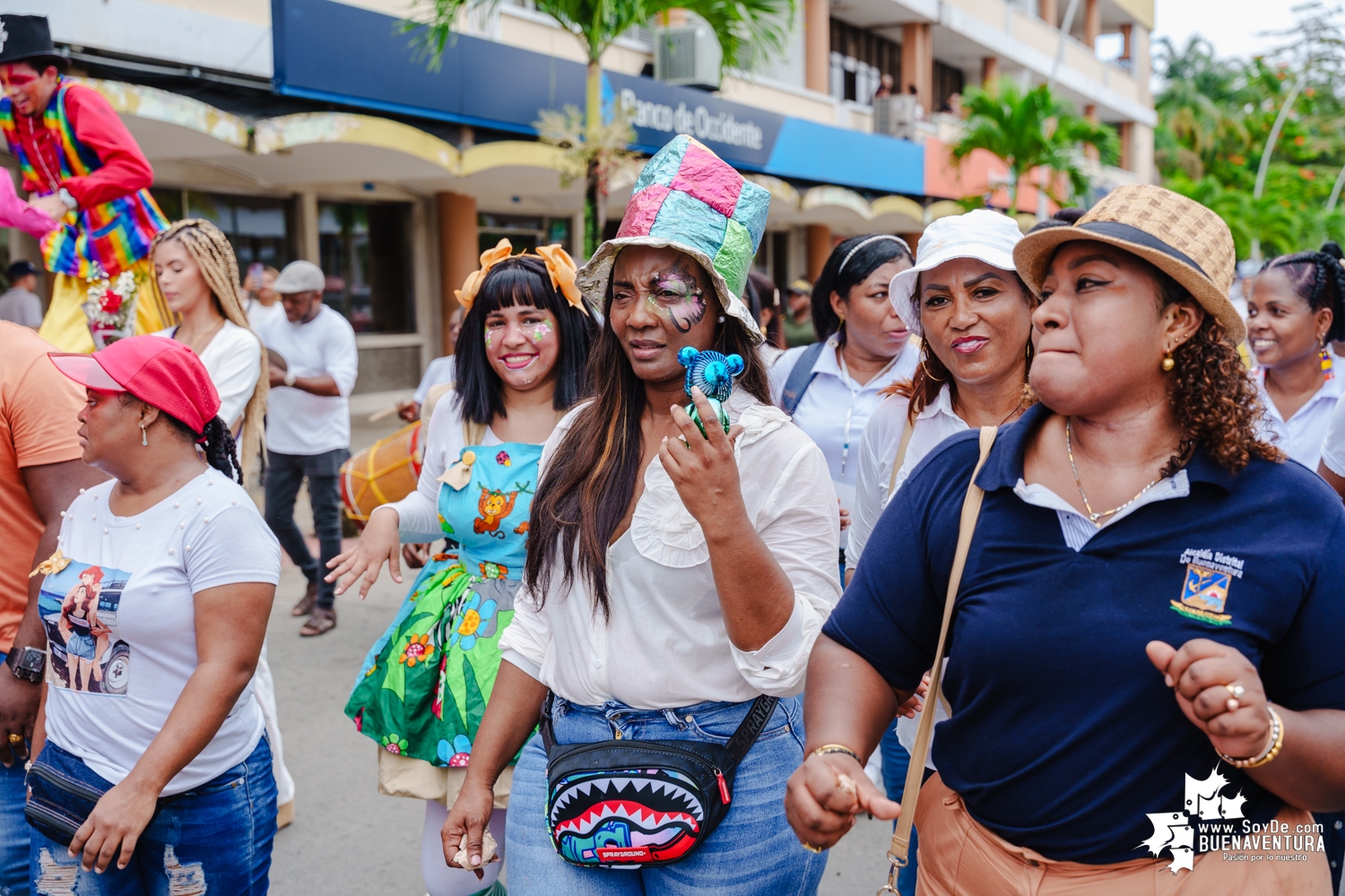 Menores participaron en el Carnavalito de la Alegría realizado por la Alcaldía Distrital de Buenaventura 