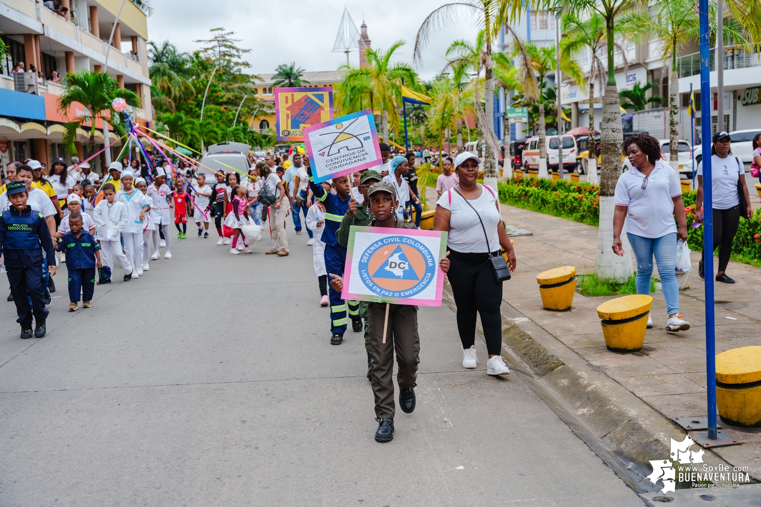 Menores participaron en el Carnavalito de la Alegría realizado por la Alcaldía Distrital de Buenaventura 