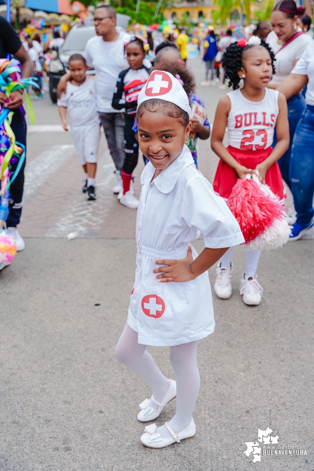 Menores participaron en el Carnavalito de la Alegría realizado por la Alcaldía Distrital de Buenaventura 