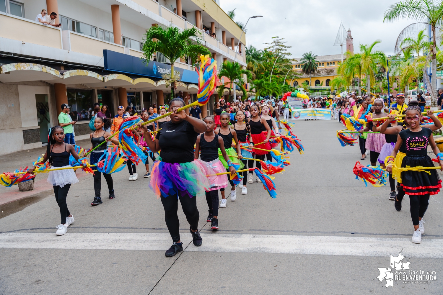 Menores participaron en el Carnavalito de la Alegría realizado por la Alcaldía Distrital de Buenaventura 