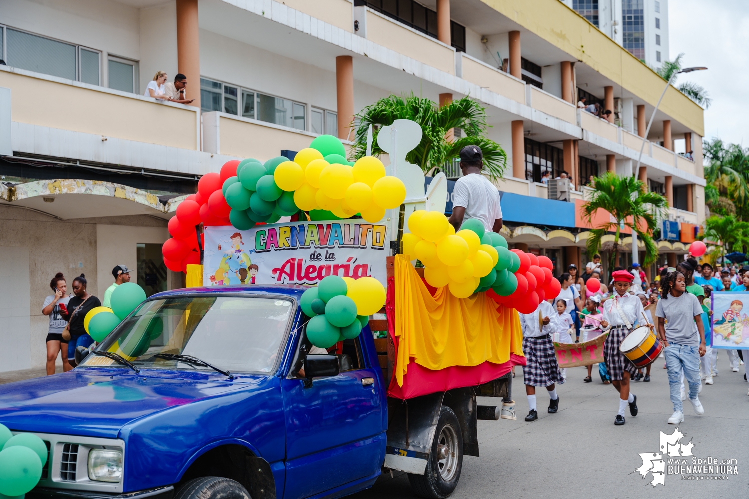 Menores participaron en el Carnavalito de la Alegría realizado por la Alcaldía Distrital de Buenaventura 