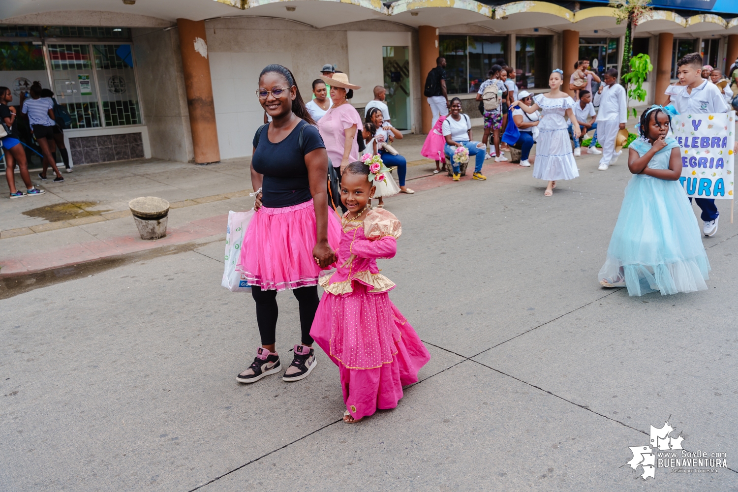 Menores participaron en el Carnavalito de la Alegría realizado por la Alcaldía Distrital de Buenaventura 