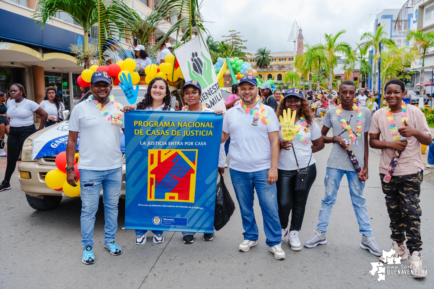 Menores participaron en el Carnavalito de la Alegría realizado por la Alcaldía Distrital de Buenaventura 