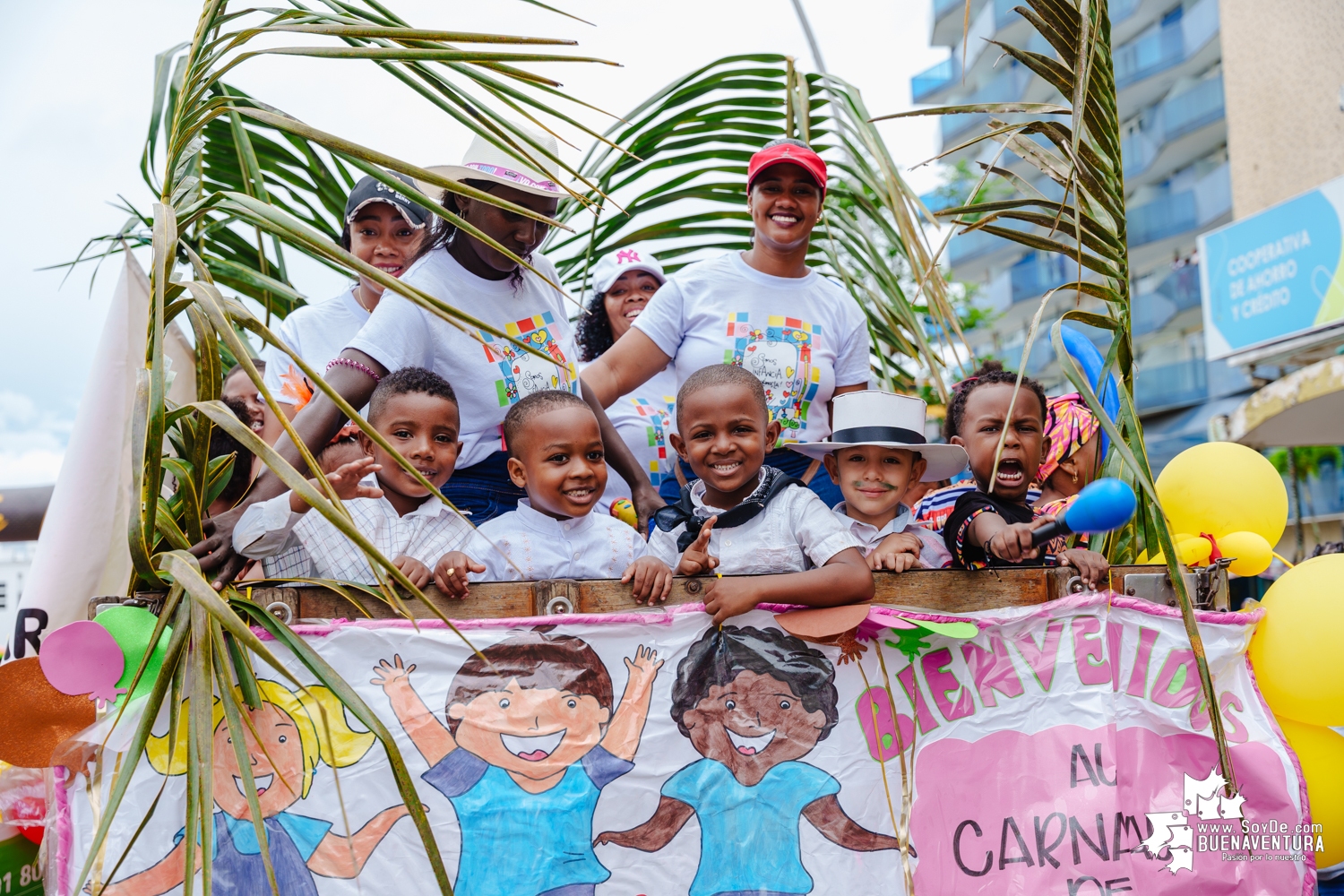 Menores participaron en el Carnavalito de la Alegría realizado por la Alcaldía Distrital de Buenaventura 