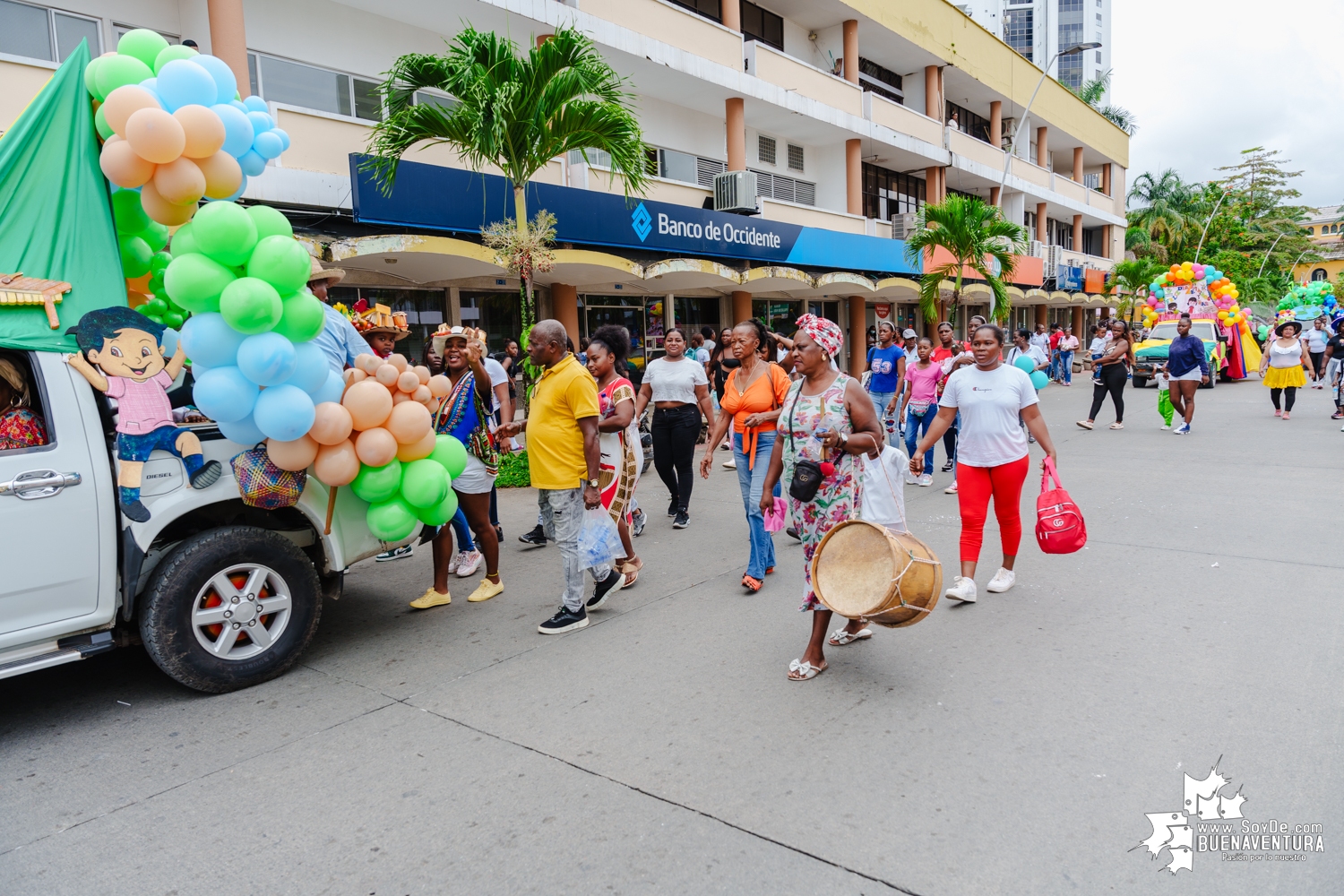 Menores participaron en el Carnavalito de la Alegría realizado por la Alcaldía Distrital de Buenaventura 