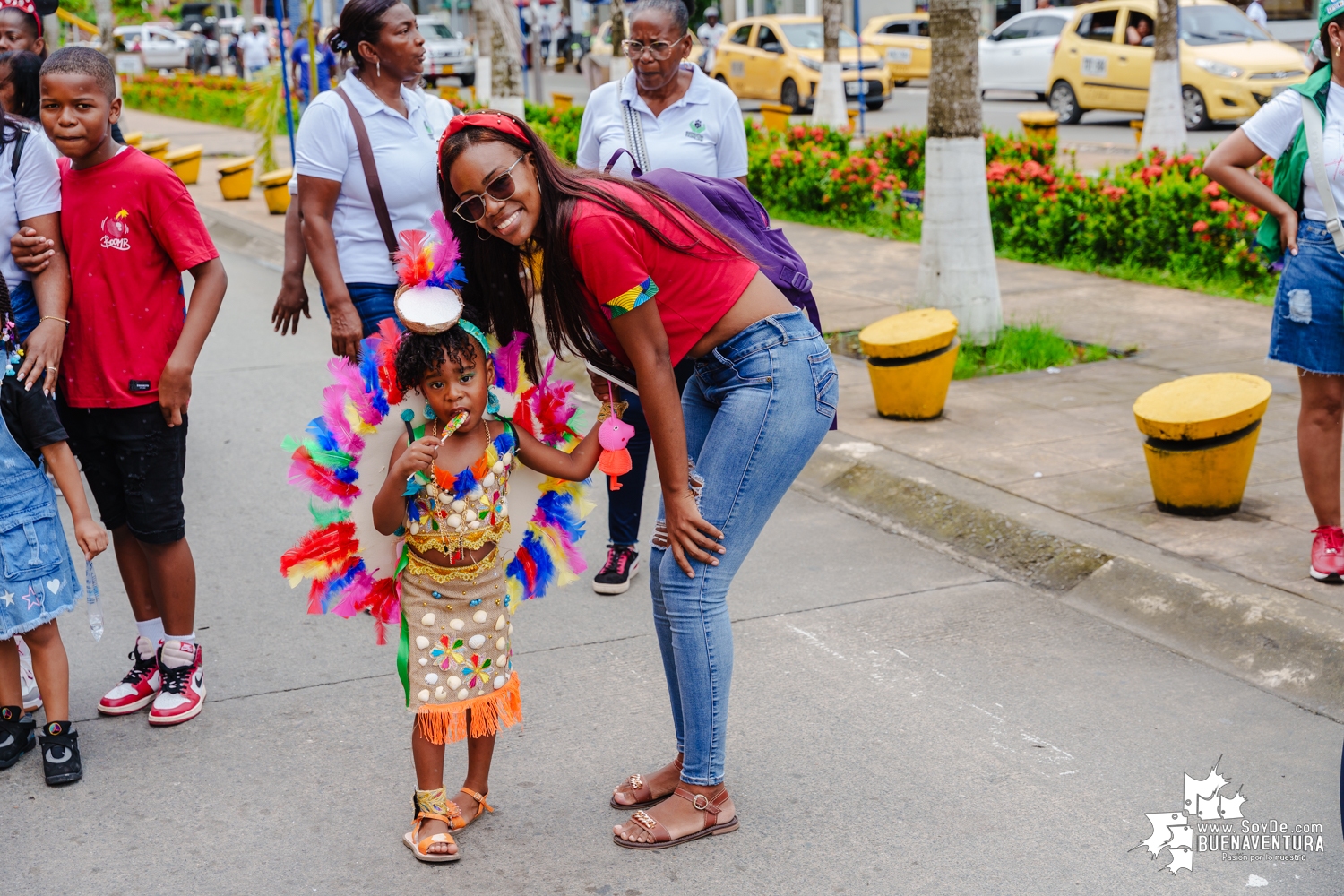 Menores participaron en el Carnavalito de la Alegría realizado por la Alcaldía Distrital de Buenaventura 