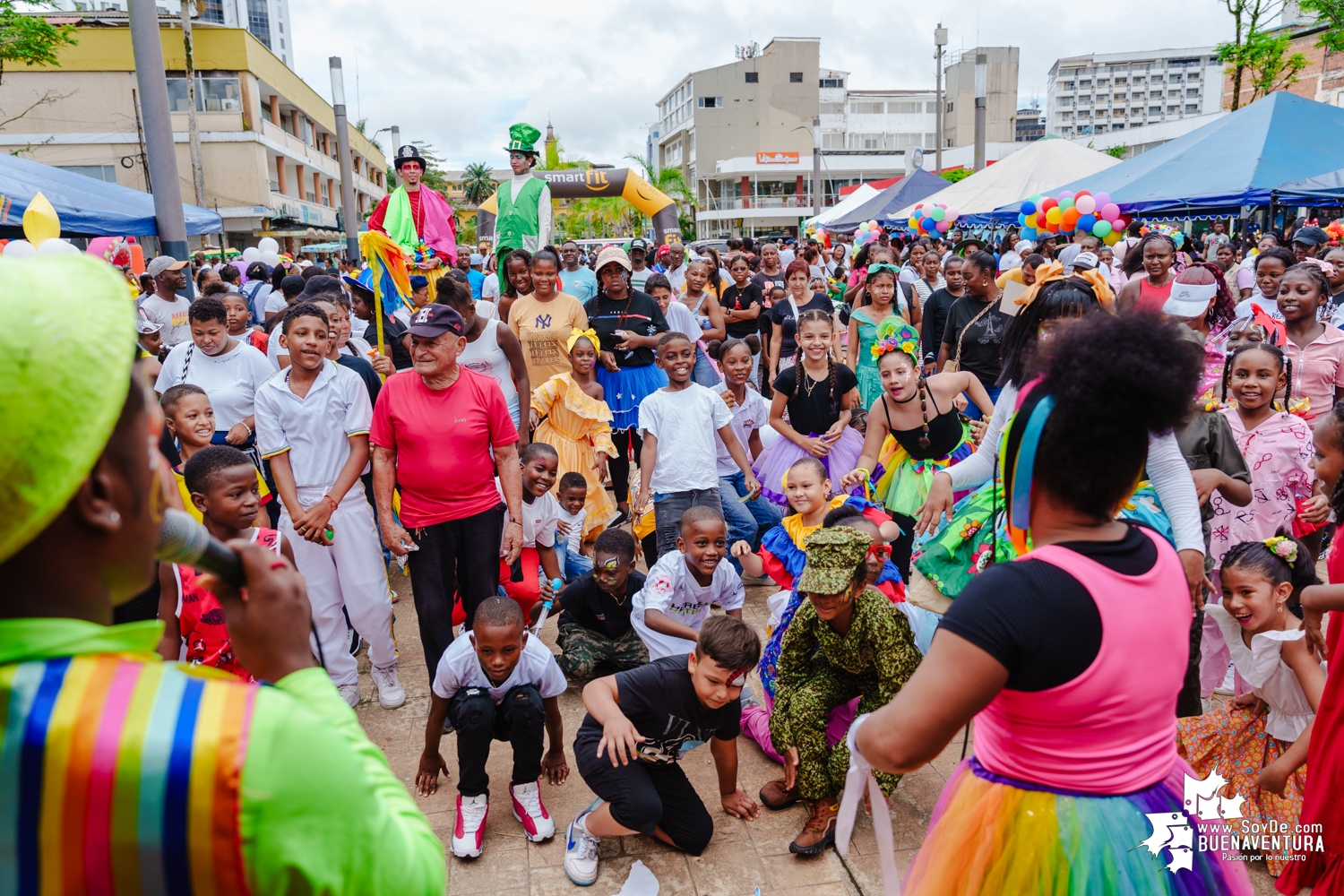 Menores participaron en el Carnavalito de la Alegría realizado por la Alcaldía Distrital de Buenaventura 